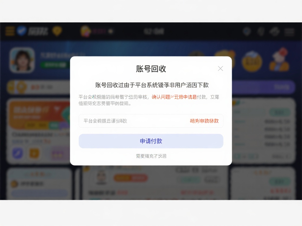 然而，若账号回收是由于平台系统错误或非用户原因导致